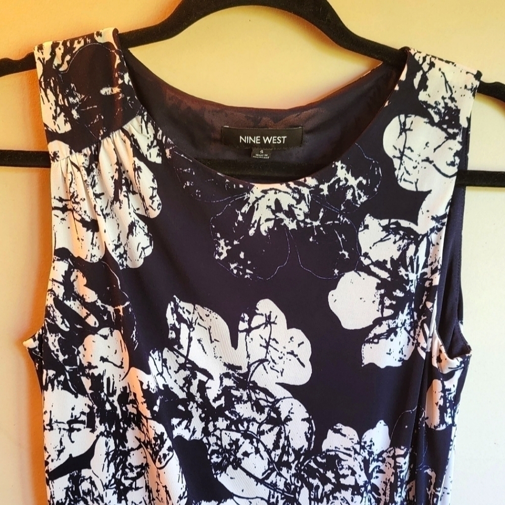 Nine West Gathered Waist Dress - Picture 5 of 6